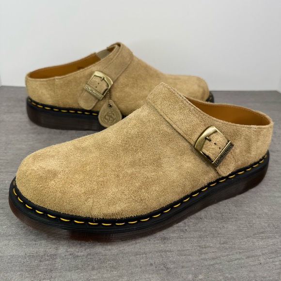 Dr. Martens Isham Desert Oasis C.F. Stead Suede Mules -Beige- Men\'s Size 10, 12 main image 4